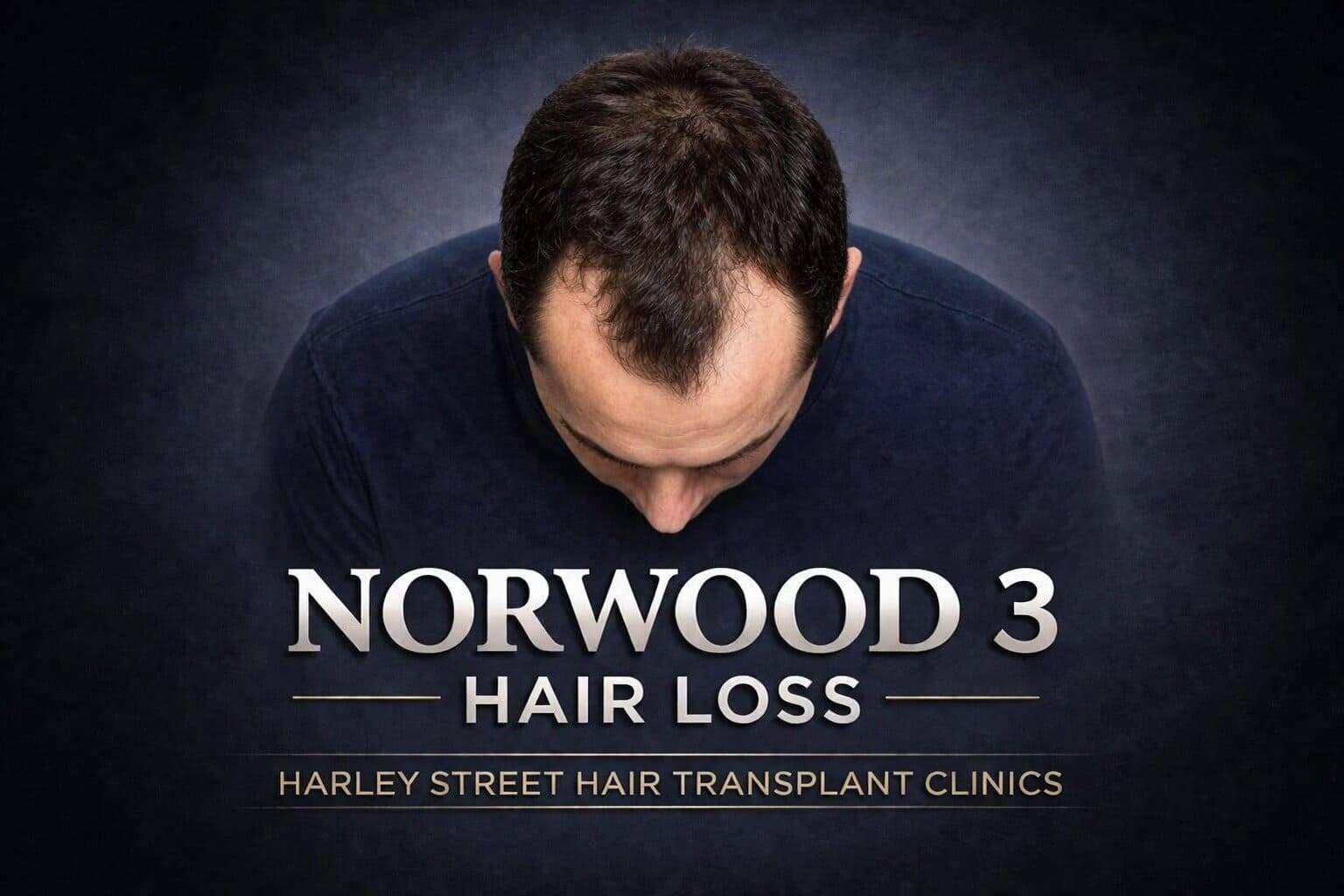 Norwood 3 scale hair loss