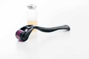 how to apply alphainfuse serum with microneedling device