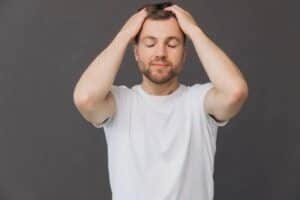 rub my scalp after a hair transplant