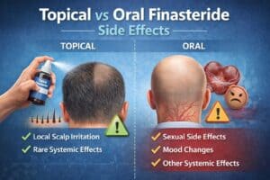 Topical Finasteride Side Effects topical vs oral finasteride side effects